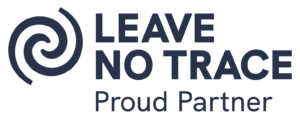 Leave No Trace Logo black and white graphic